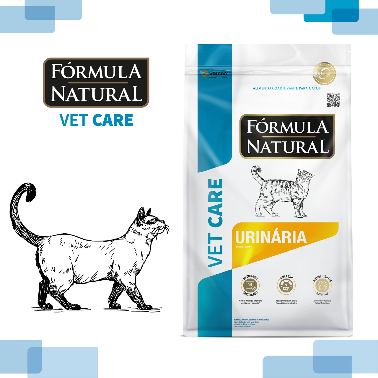 Ração Seca Fórmula Natural Vet Care Urinária para Gatos - 1,5Kg