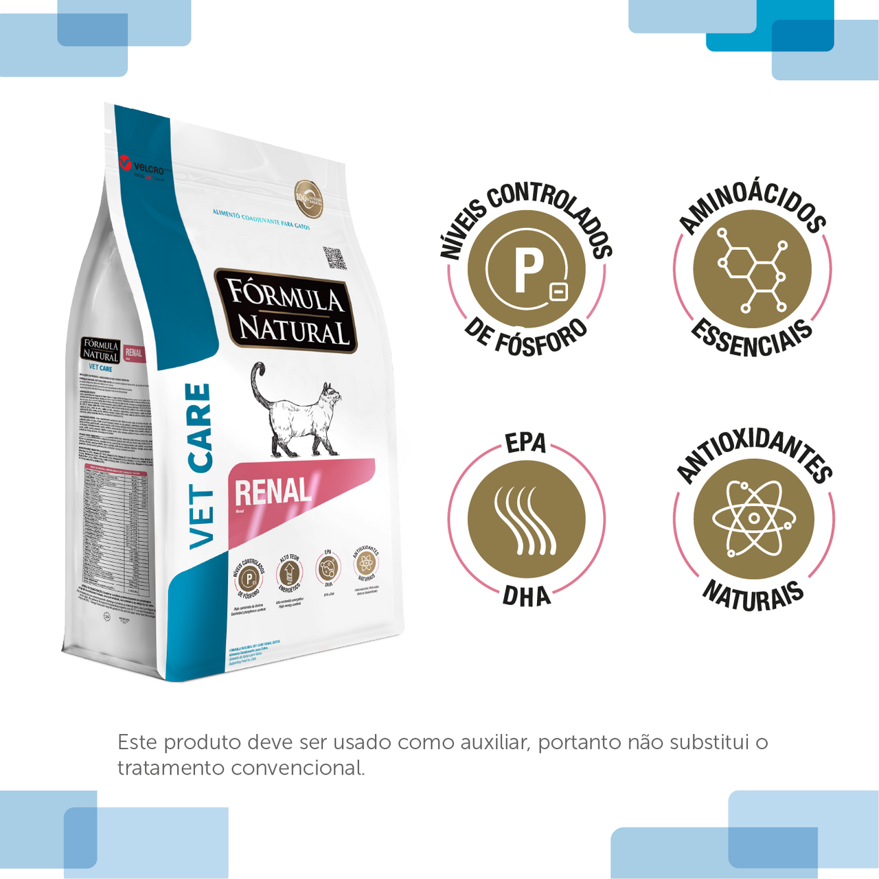 Ração Seca Fórmula Natural Vet Care Renal para Gatos - 1,5Kg