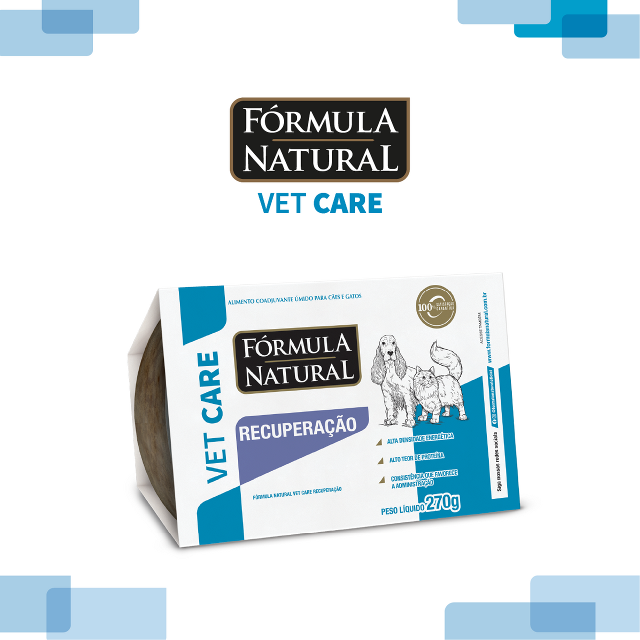Ração Úmida Fórmula Natural Vet Care Recuperação para Cães e Gatos - 270 g