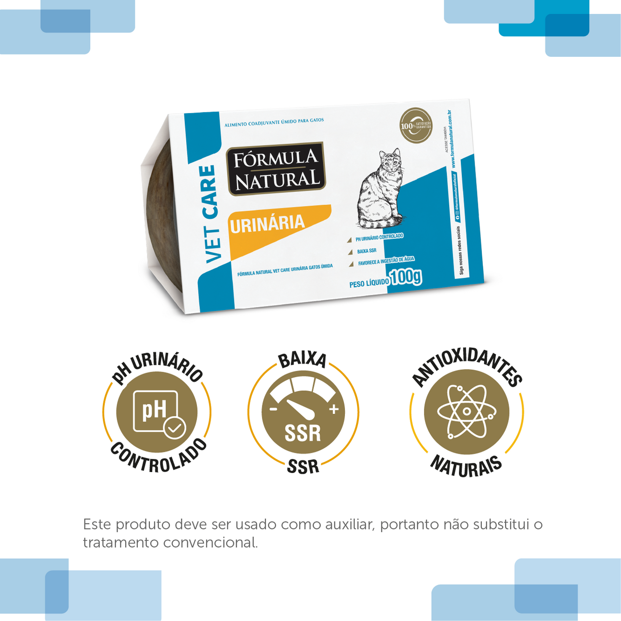 Ração Úmida Fórmula Natural Vet Care Urinária para Gatos - 100 g