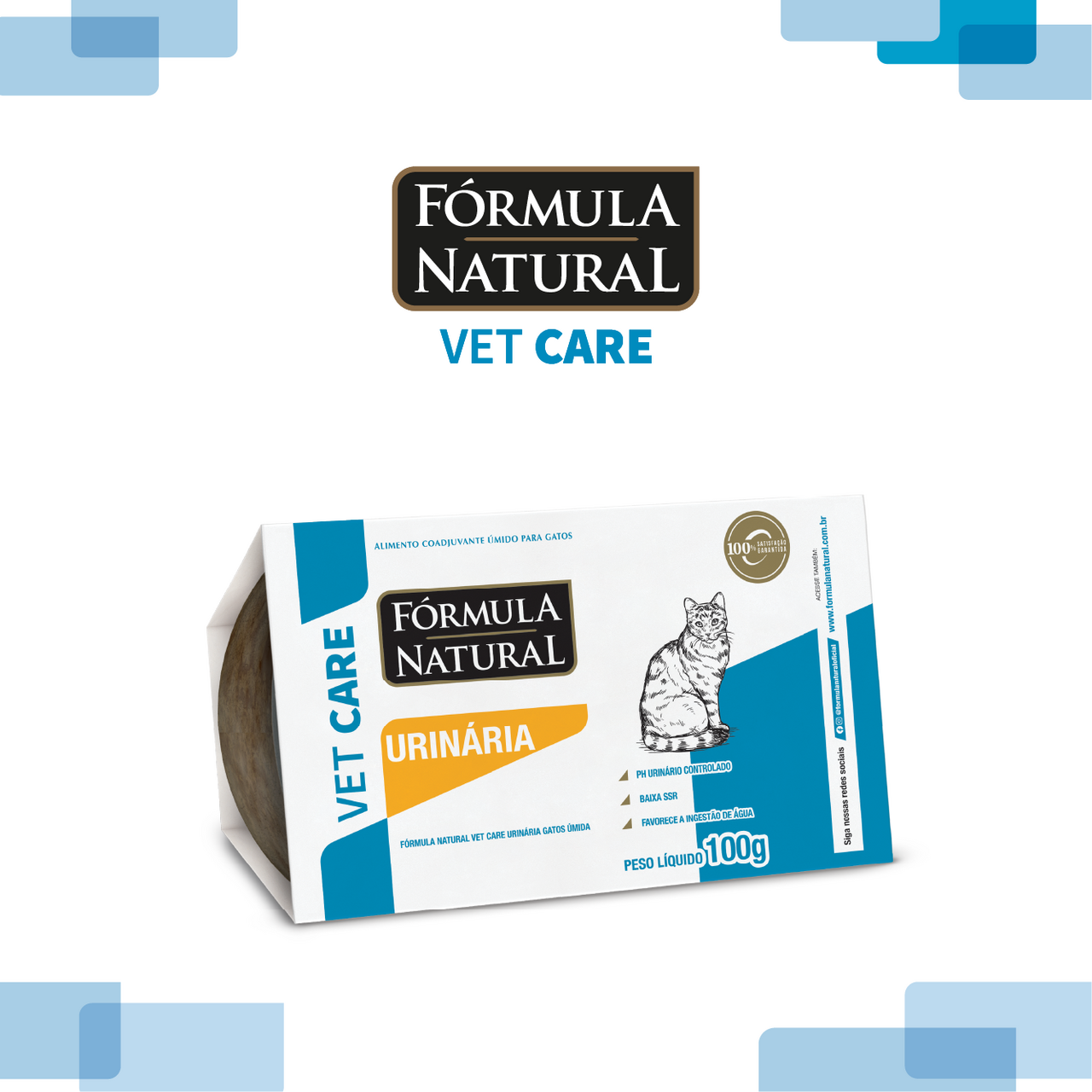 Ração Úmida Fórmula Natural Vet Care Urinária para Gatos - 100 g