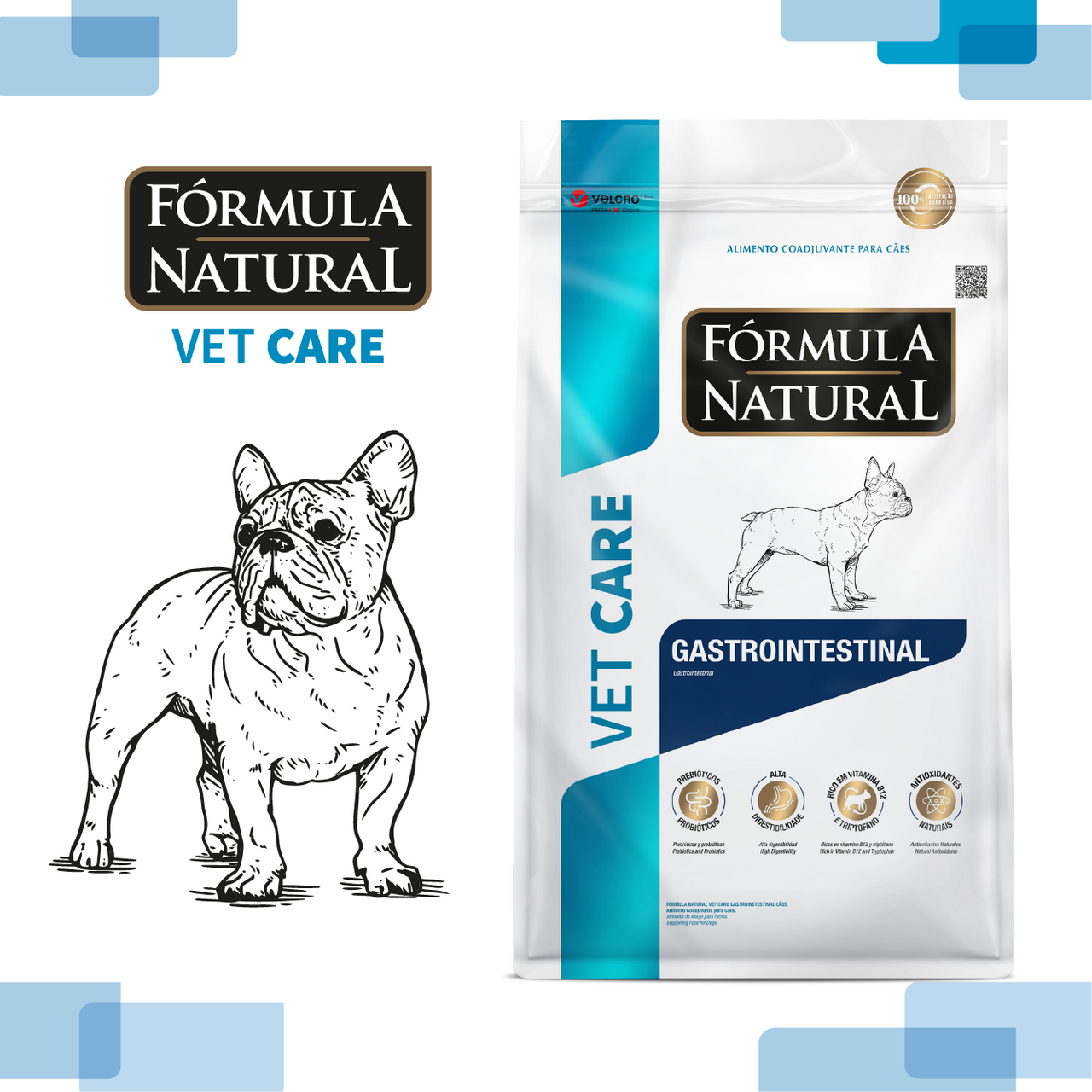 Ração Seca Fórmula Natural Vet Care Gastrointestinal para Cães - 10,1Kg