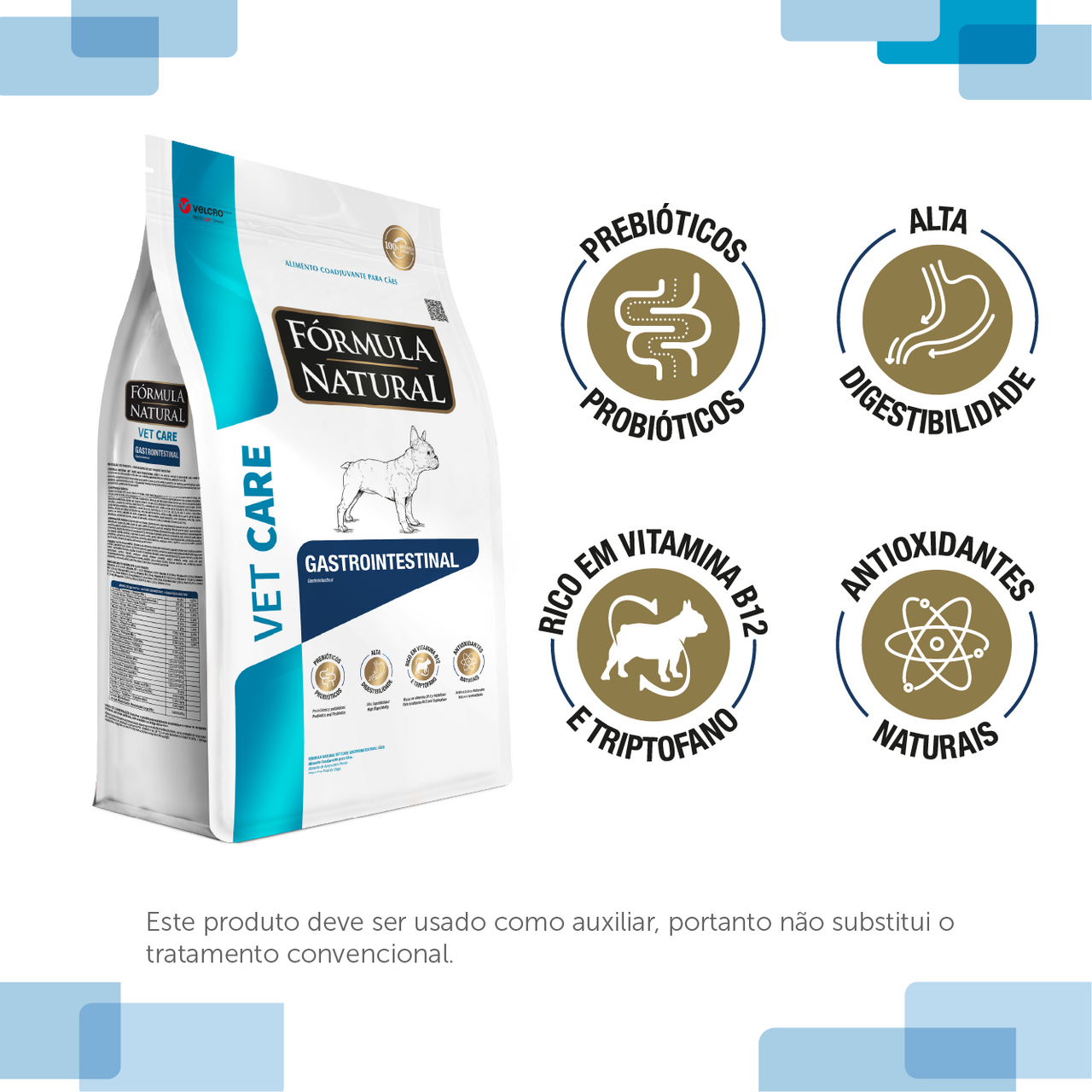 Ração Seca Fórmula Natural Vet Care Gastrointestinal para Cães - 10,1Kg