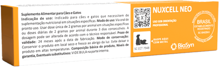 Suplemento Vitamínico Biosyn Nuxcell Neo 2 g - 1 Aplicador