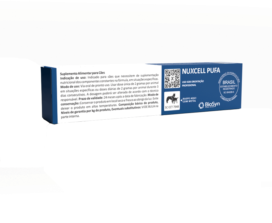 Suplemento Vitamínico Biosyn Nuxcell Pufa 2 g - 1 Aplicador