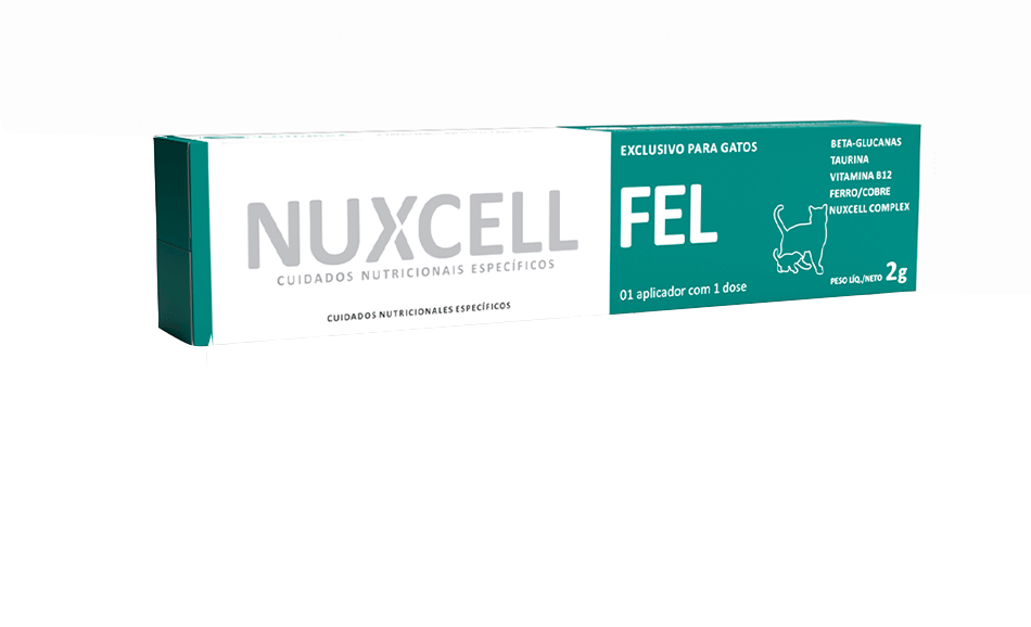 Suplemento Vitamínico Biosyn Nuxcell Fel para Gatos - 1 Aplicador