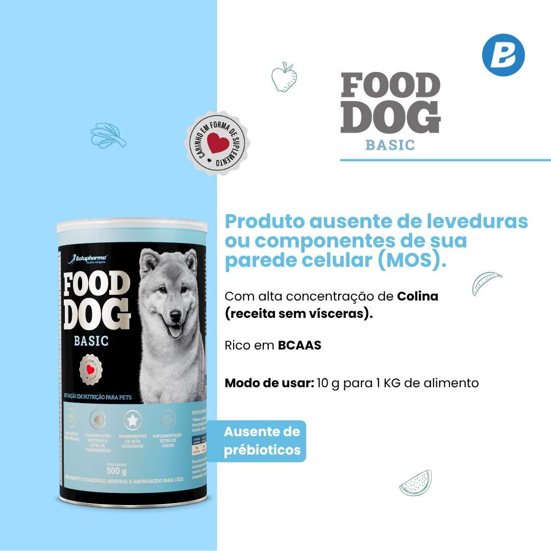 Suplemento Alimentar Botupharma Food Dog Basic para Cães - 100 g