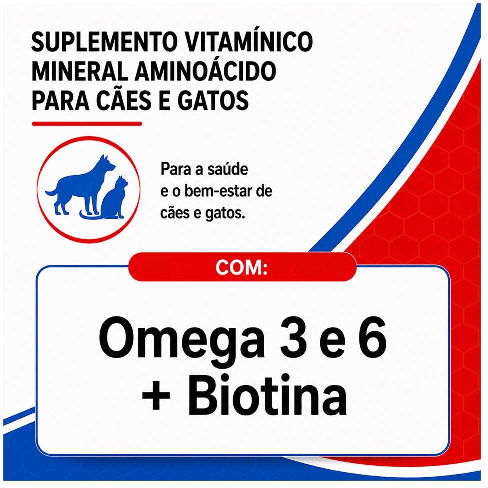 Suplemento Alivet Aliderm 60 Comprimidos - 600 mg