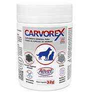 Suplemento Vitamínico Alivet Carvorex para Cães e Gatos - 32 g
