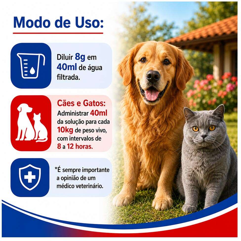 Suplemento Vitamínico Alivet Carvorex para Cães e Gatos - 32 g