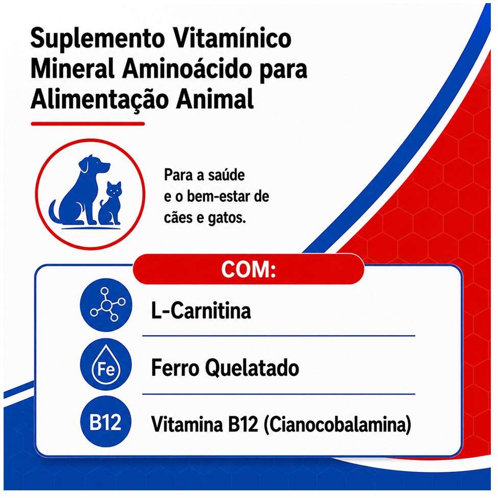 Suplemento Vitamínico Alivet Glicobol Pet Liquido para Cães e Gatos - 30 mL