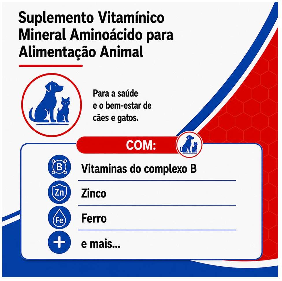 Suplemento Vitamínico Alivet Hemolifer para Cães e Gatos - 60 mL