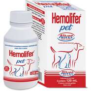 Suplemento Vitamínico Alivet Hemolifer para Cães e Gatos - 120 mL