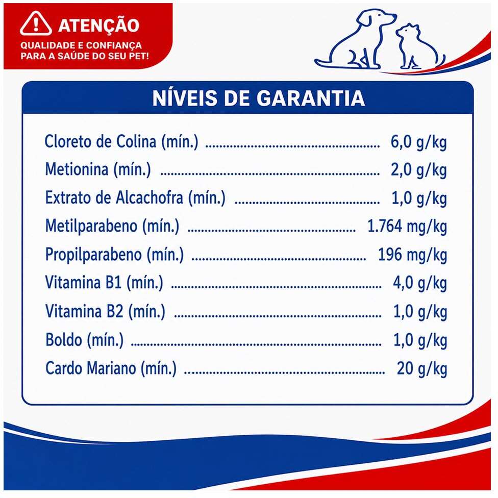 Suplemento Vitamínico Alivet Hepato Care para Cães e Gatos - 20 mL