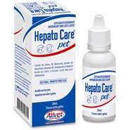 Suplemento Vitamínico Alivet Hepato Care para Cães e Gatos - 20 mL