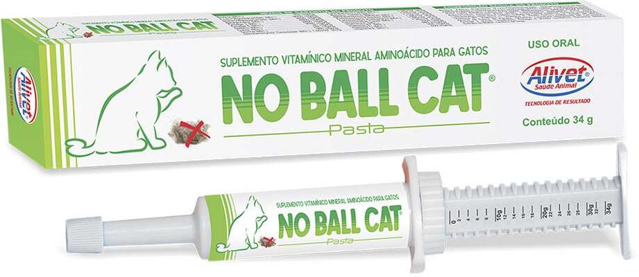 Suplemento Vitamínico Alivet No Ball Cat Pasta para Gatos - 34 g