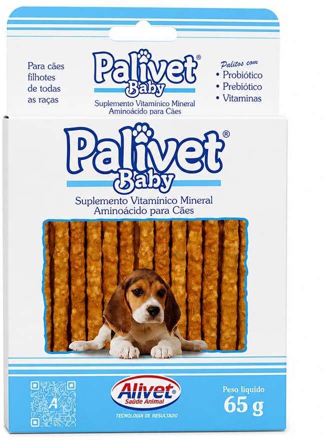 Suplemento Alivet Osso Palivet Baby para Cães Filhotes - 65 g