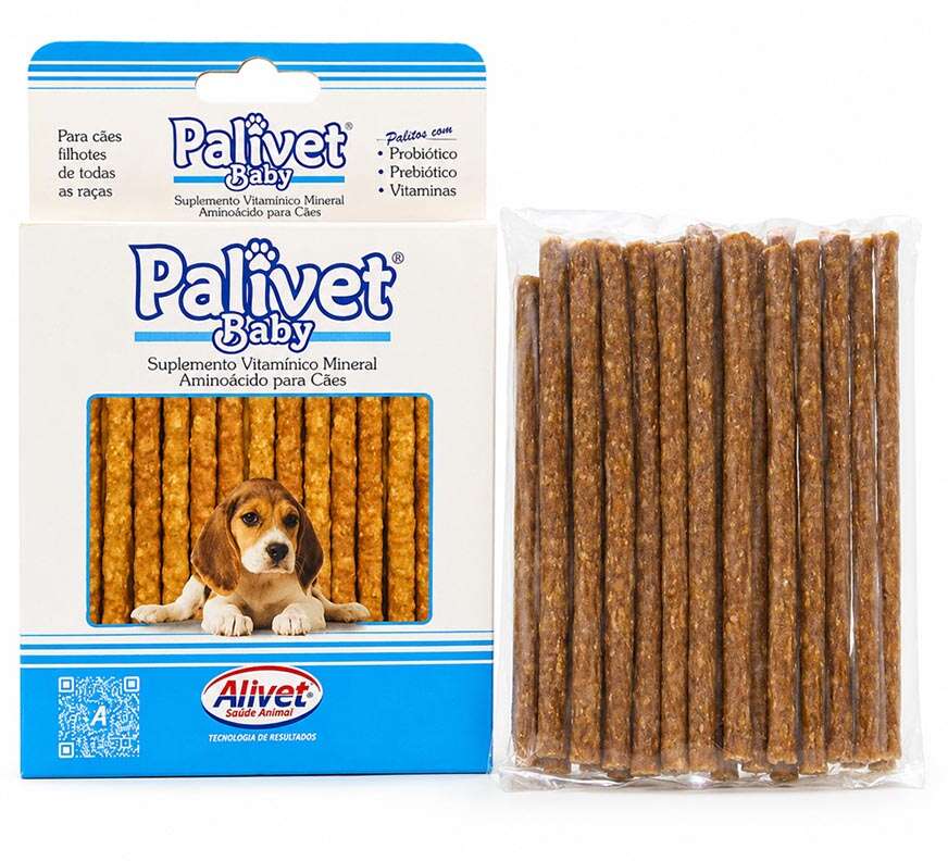 Suplemento Alivet Osso Palivet Baby para Cães Filhotes - 65 g