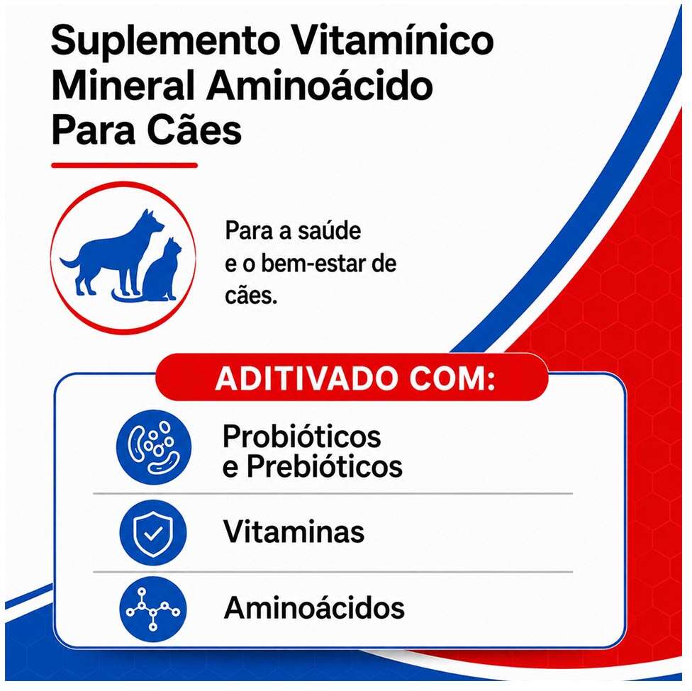 Suplemento Vitamínico Alivet P.P. Dog Prebiótico e Probiótico em Pó para Cães - 150 g