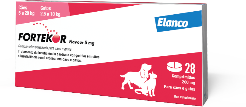 Tratamento para Insuficiências Elanco Fortekor Flavour - 5 mg