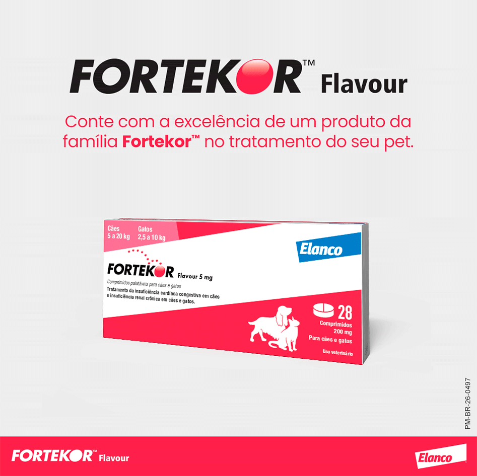 Tratamento para Insuficiências Elanco Fortekor Flavour - 5 mg