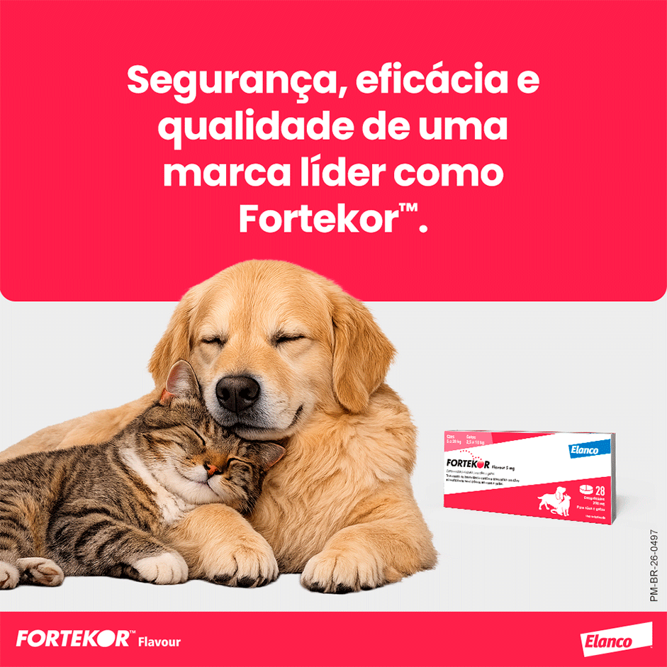 Tratamento para Insuficiências Elanco Fortekor Flavour - 5 mg
