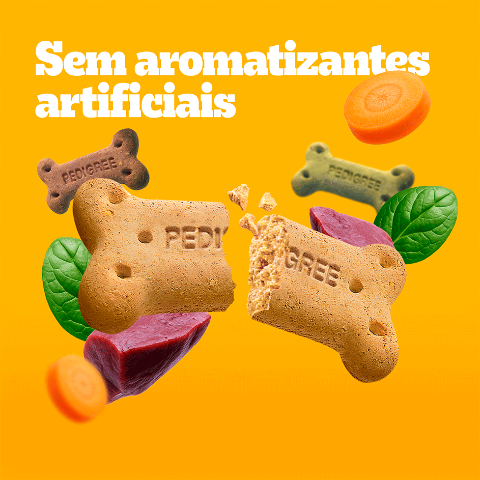 Biscoito Pedigree Biscrok para Cães Adultos Multi - 1Kg