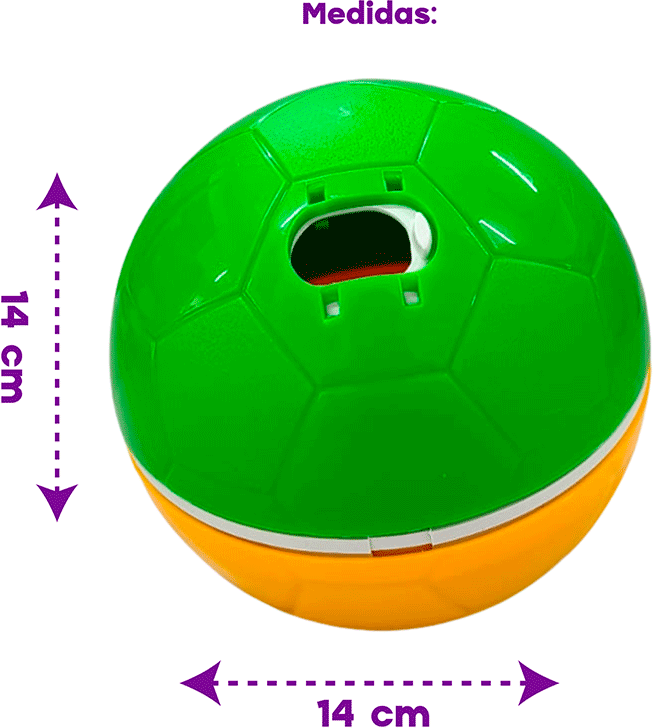 Brinquedo Recheável Amicus Crazy Ball para Cães e Gatos - Tam. G