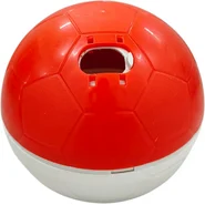 Brinquedo Amicus Crazy Ball Vermelho e Branco para Cães e Gatos - Tam. P