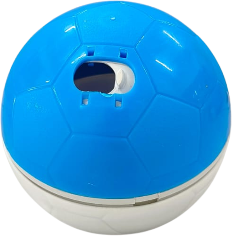 Brinquedo Amicus Crazy Ball Azul e Branco para Cães e Gatos - Tam. P