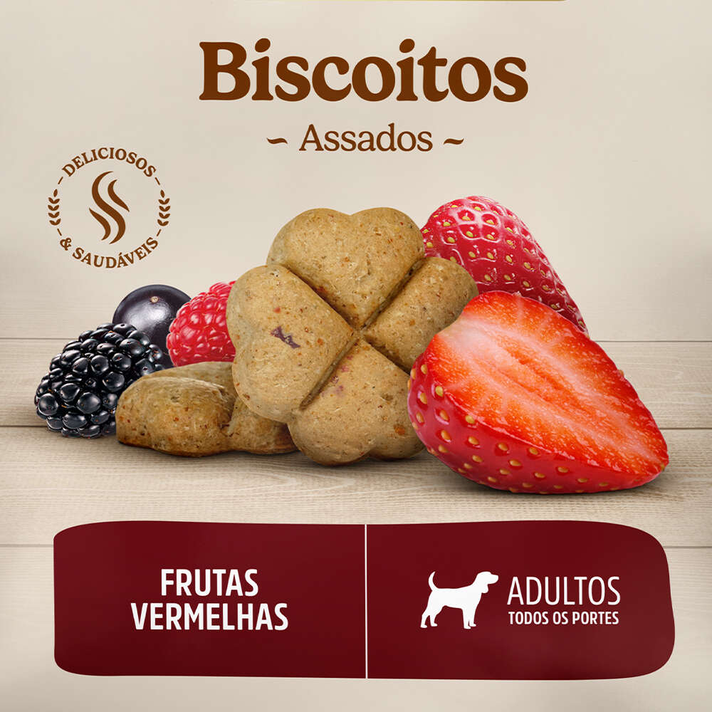 Biscoito Special Dog Ultralife sabor Frutas Vermelhas para Cães Adultos - 250 g