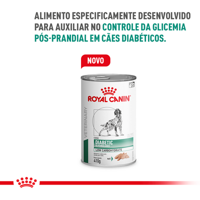 Ração Úmida Royal Canin Veterinary Diabetic Glycobalance Low Carbohydrate para Cães Adultos