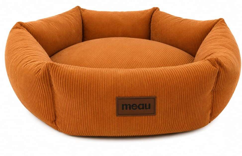 Cama Hexa Meau Cotelê Caramelo - Tam. G
