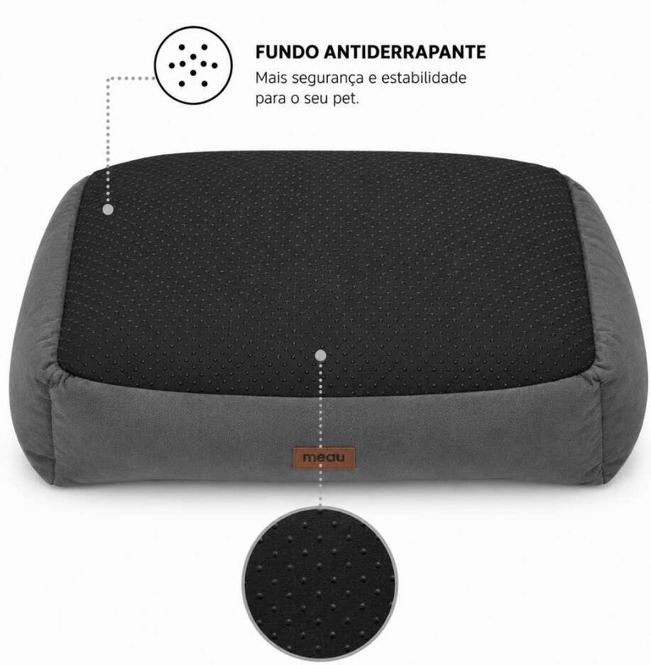 Cama Meau Alpaca Cinza - Tam. EXG