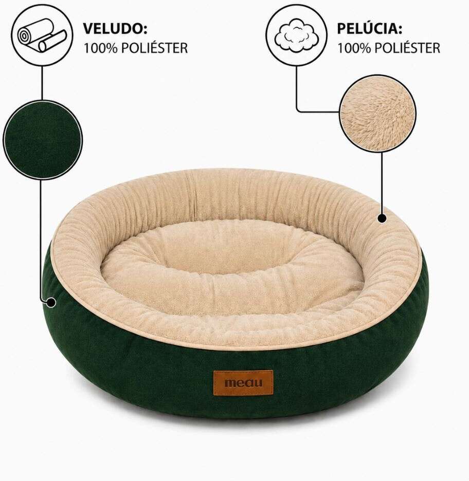 Cama Meau Viena Verde - Tam. EXG