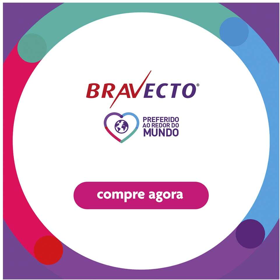 Antipulgas e Carrapatos Bravecto 112,5 mg para Cães de 2 a 4,5Kg - 1 Comprimido