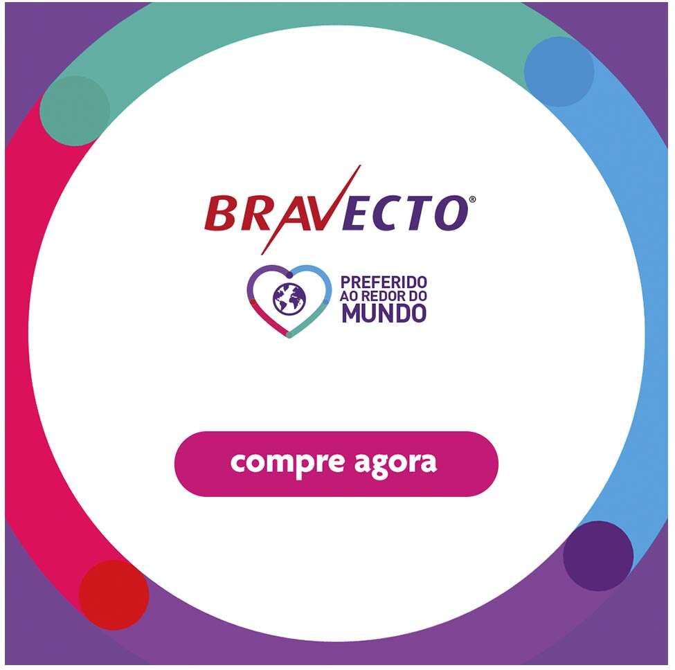 Antipulgas e Carrapatos Bravecto 250 mg para Cães de 4,5 a 10Kg - 1 Comprimido