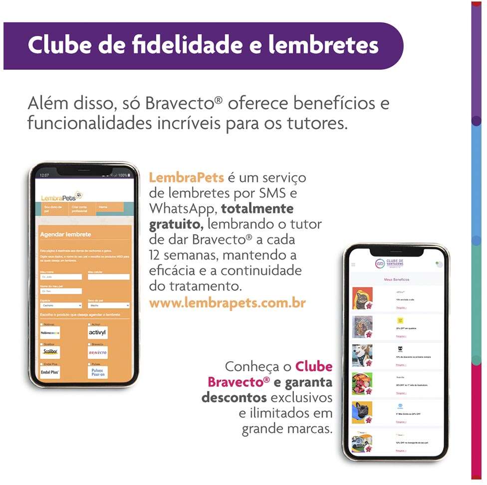 Antipulgas e Carrapatos Bravecto 250 mg para Cães de 4,5 a 10Kg - 1 Comprimido