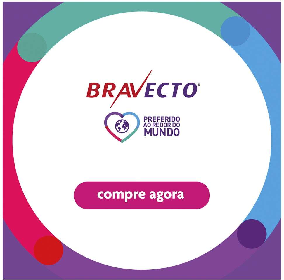 Antipulgas e Carrapatos Bravecto 500 mg para Cães de 10 a 20Kg - 1 Comprimido