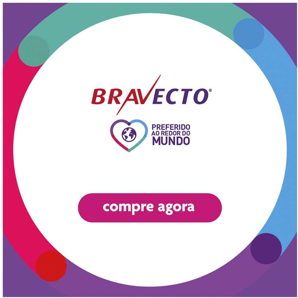 Antipulgas e Carrapatos Bravecto 1000 mg para Cães de 20 a 40Kg - 1 Comprimido
