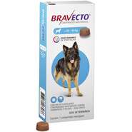 Antipulgas e Carrapatos Bravecto 1000 mg para Cães de 20 a 40Kg - 1 Comprimido