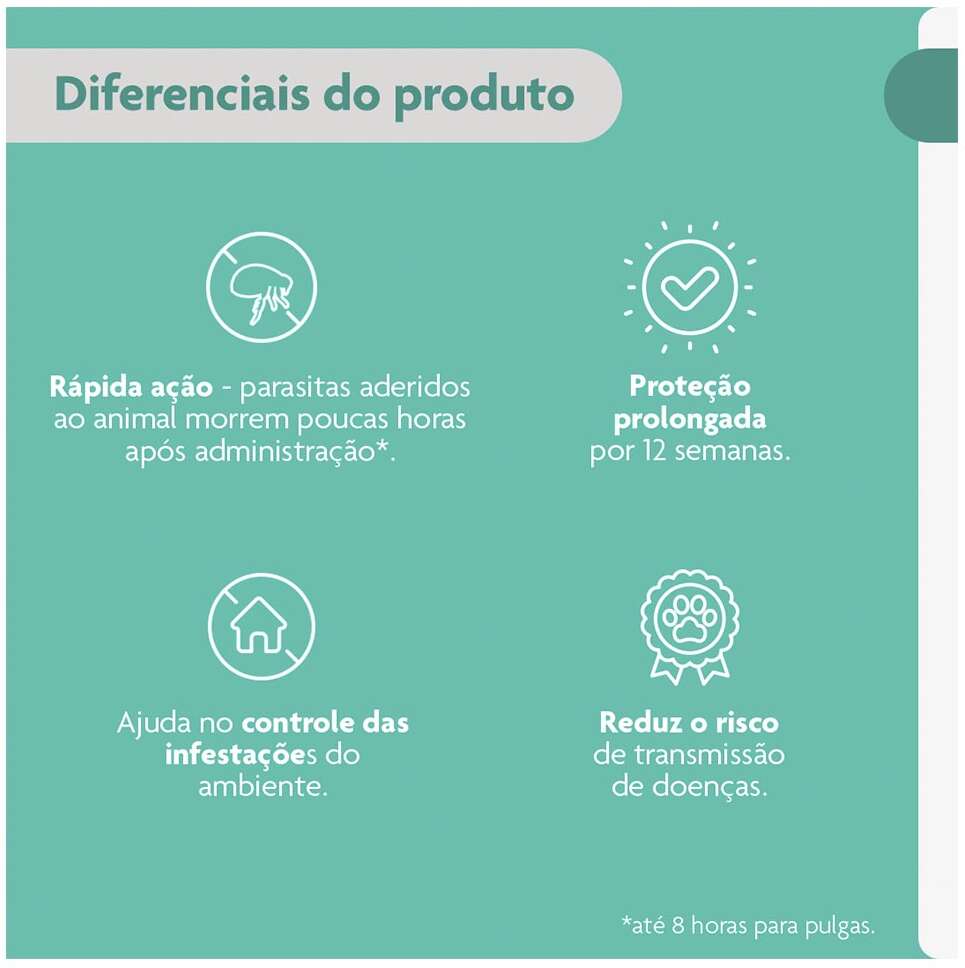 Antipulgas Bravecto Transdermal 112,5 mg para Gatos de 1,2 a 2,8Kg - 1 Pipeta