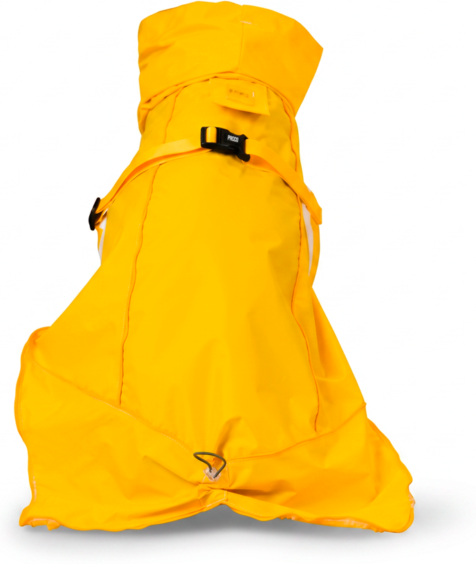 Capa de Chuva Pacco Puppy Aqua Amarelo para Cães - Tam. EXG