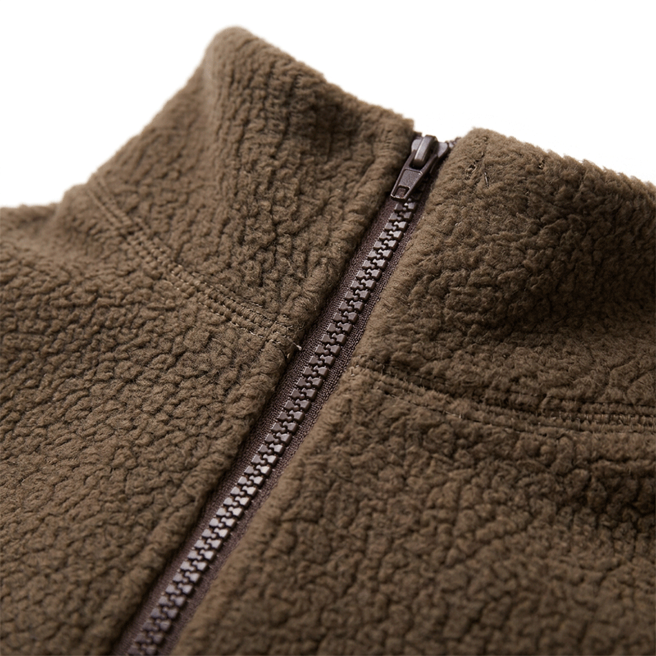 Colete Pacco Puppy Carneirinho Zip Marrom para Cães - Tam. EXG