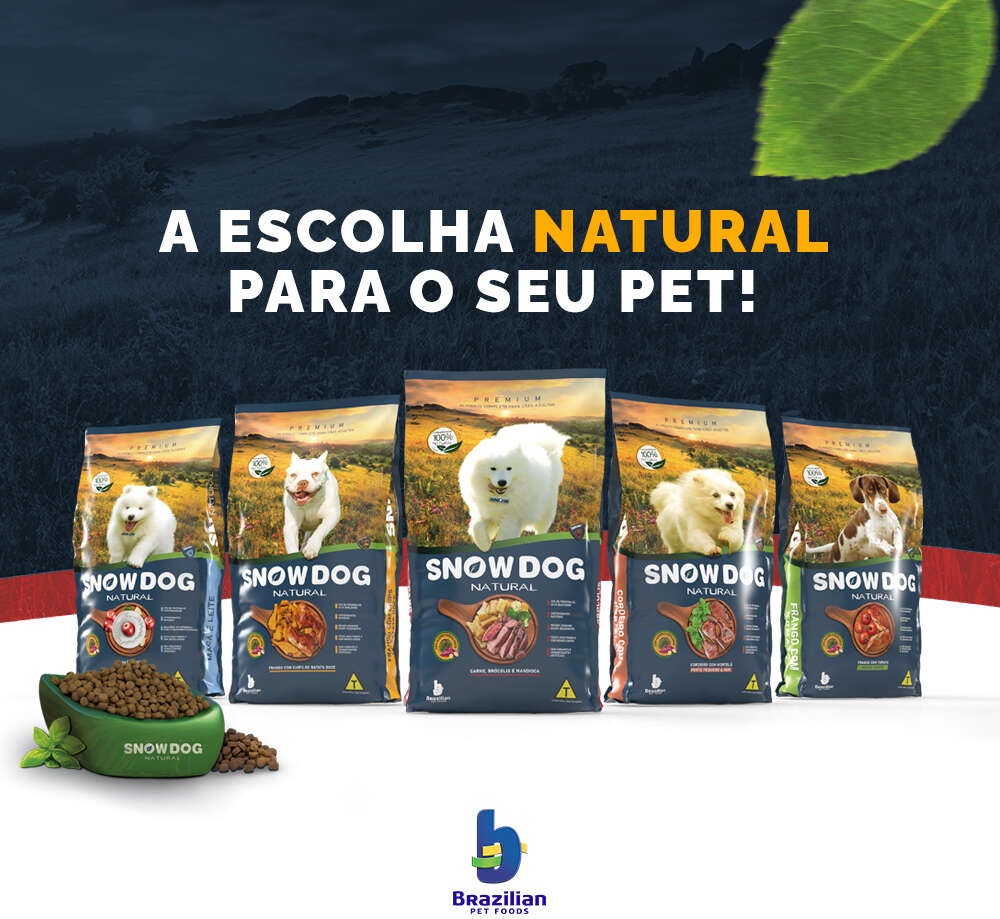 Ração Snow Dog Carne com Brócolis para Cães Adultos - 20Kg