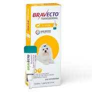 Antipulgas e Carrapatos Bravecto Transdermal 112,5 mg para Cães de 2 a 4,5Kg - 1 Pipeta