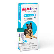 Antipulgas e Carrapatos Bravecto Transdermal 1000 mg para Cães de 20 a 40Kg - 1 Pipeta