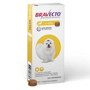 Antipulgas e Carrapatos Bravecto 112,5 mg para Cães de 2 a 4,5Kg - 1 Comprimido