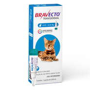 Antipulgas 250 mg Bravecto Transdermal para Gatos de 2,8 a 6,25Kg - 1 Pipeta