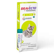 Antipulgas Bravecto Transdermal 112,5 mg para Gatos de 1,2 a 2,8Kg - 1 Pipeta